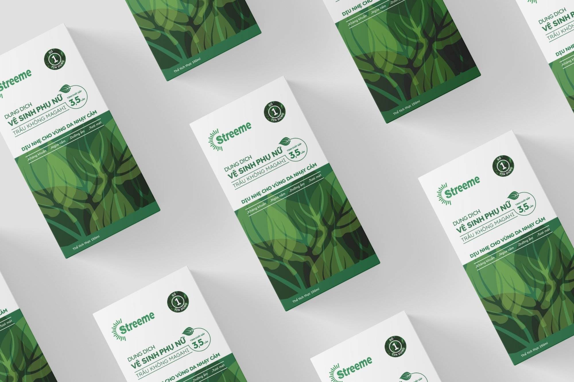 thiết kế bao bì thương hiệu gen green 