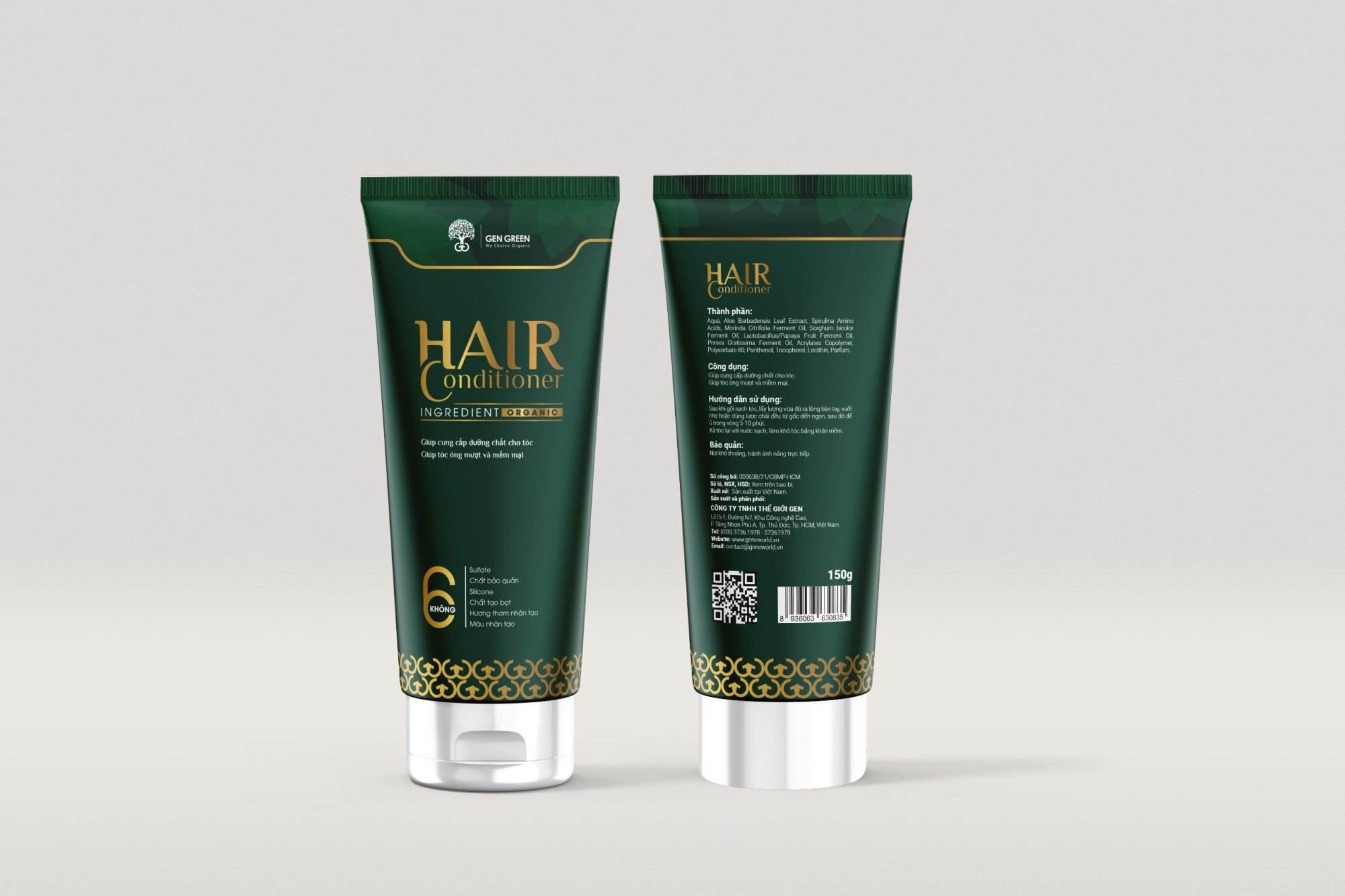 thiết kế bao bì gen green 